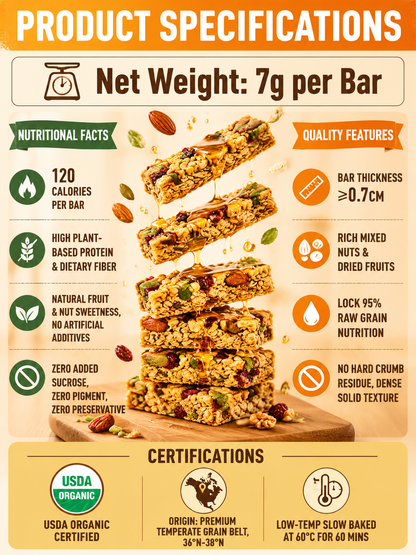 🥚Oat Protein Granola Bars Low Calorie Snack-Amy