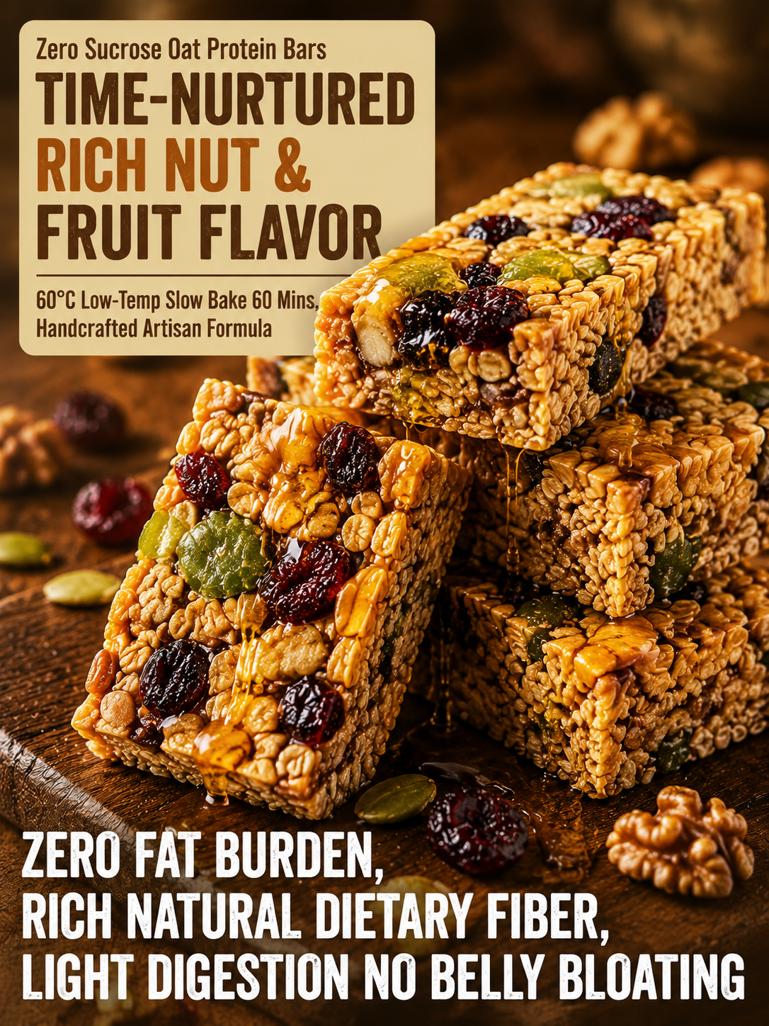 🥚Oat Protein Granola Bars Low Calorie Snack-Amy