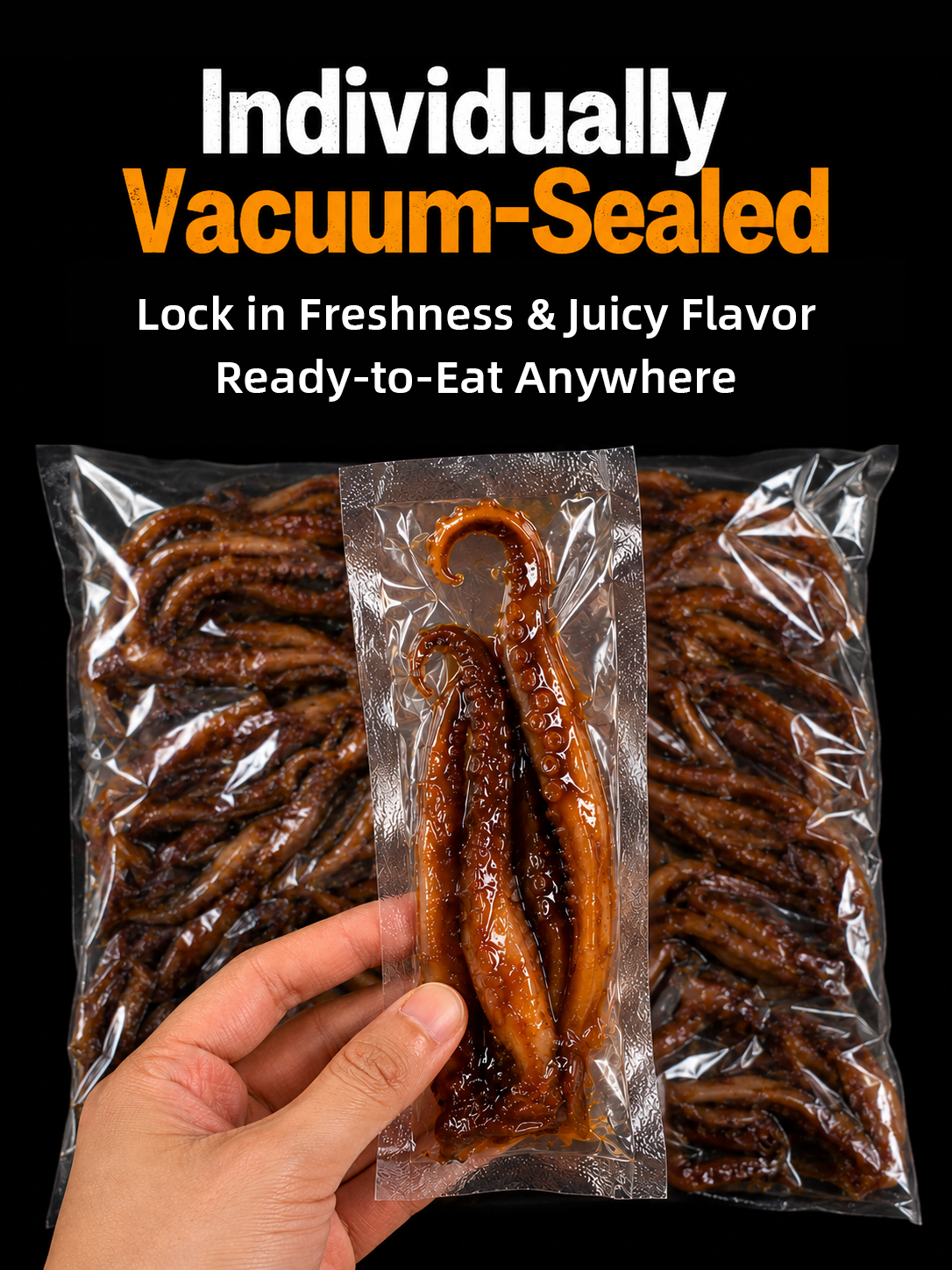 🦑BBQ Roasted Whole Squid Snack – Ready to Eat, Individually Wrapped-Amy