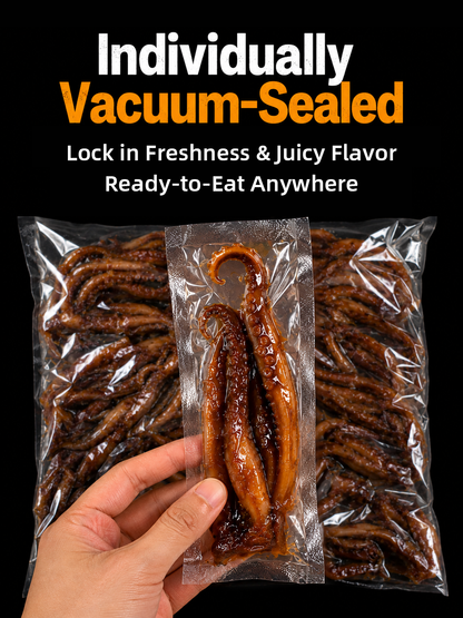 🦑BBQ Roasted Whole Squid Snack – Ready to Eat, Individually Wrapped-Amy