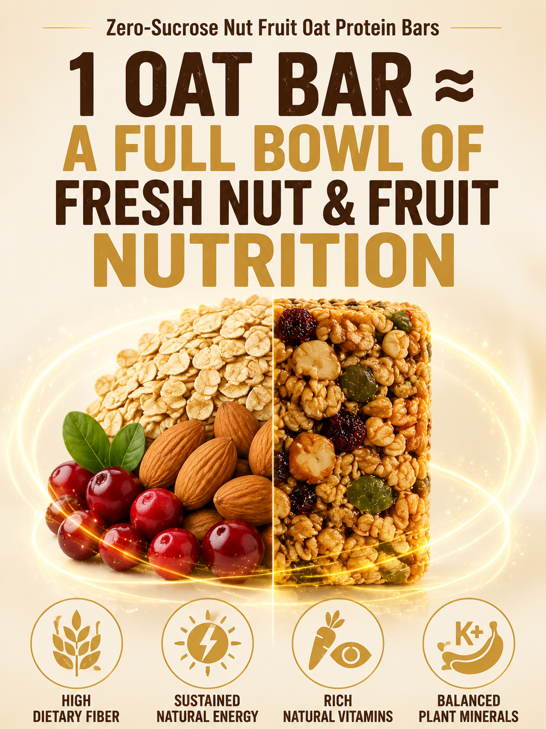 🥚Oat Protein Granola Bars Low Calorie Snack-Amy