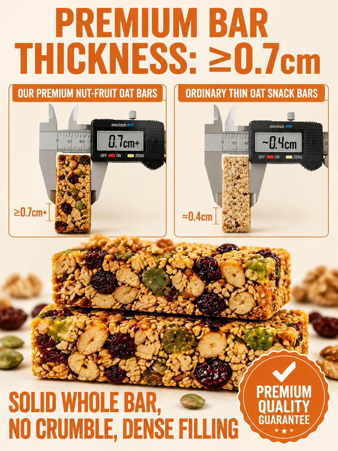 🥚Oat Protein Granola Bars Low Calorie Snack-Amy